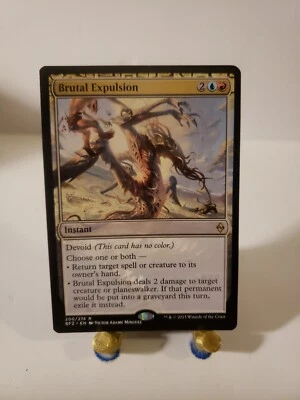 Brutal Expulsion MTG Magic Cards MP Battle for Zendikar (BFZ) RARE - Image 1 of 2