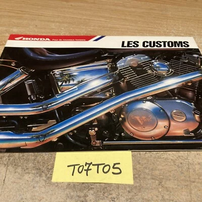 Honda Moto VT600 VT1100 1988 Catálogo VT 600 1100 - Imagen 1 de 4