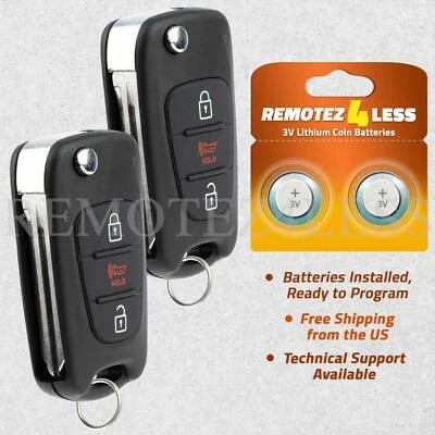 2 Remote For 2009 2010 2011 2012 2013 Kia Sportage NYOSEKSAM11ATX Keyless Entry Foto 1 de 4