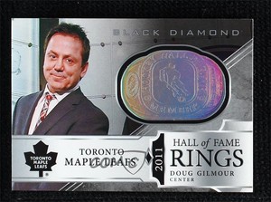 2018-19 Upper Deck Black Diamond Hall of Fame Rings Doug Gilmour #HR-DG HOF