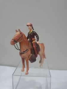 1950s Davy Crockett With Coonskin Cap Horse Rider Hard To Find Around 5" Ideal?