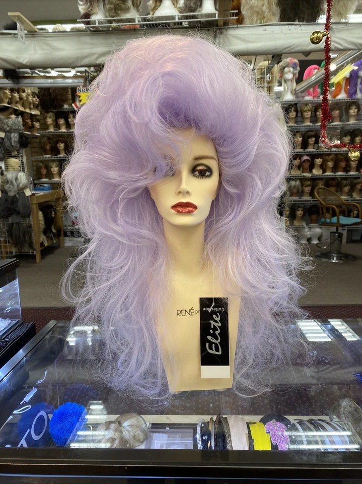 PELUCAS SIN CITY BRILLANTES color de pelo grande que se muestra púrpura es todo lo que hay en stock Foto 1 de 1