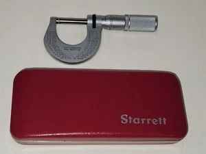 Starrett micrometer T230XFLZ carbide tipped 0-1" EDP 56810 USA MADE - Picture 1 of 7