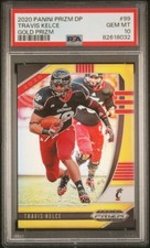 2020 Panini Prizm Draft Picks Travis Kelce Gold Prizm /10 #99 PSA 10 POP 1