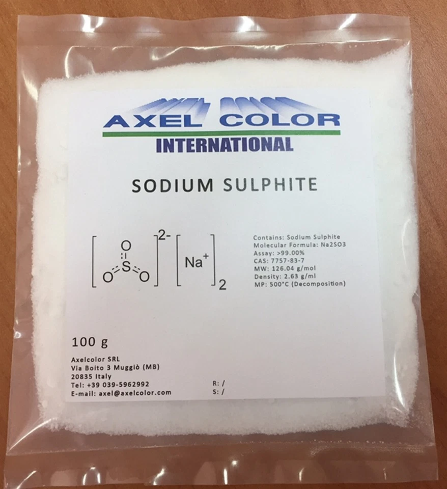 AXELCOLOR SODIUM SULFITE ANHYDROUS 100 gr