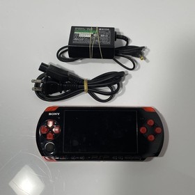 PSP-3000 Red & Black Sony PlayStation Portable Console Verified