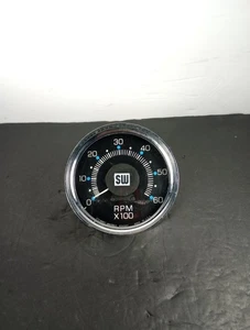 Rare Stewart Warner 6K Tachometer 826527 3 1/2" Face - Picture 1 of 6