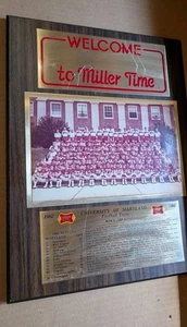Vintage Miller 1982 Milwaukee Brewers American League Championship Plaque - NICE - Picture 1 of 8