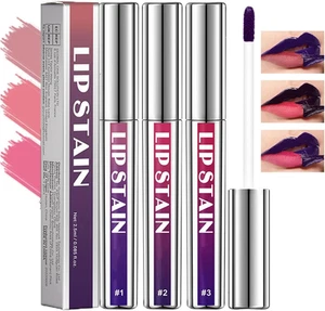 3 Tatuaggi Peel off Labbra, Peel off Lip Liner, Waterproof and Transfer Tinta La - Foto 1 di 12