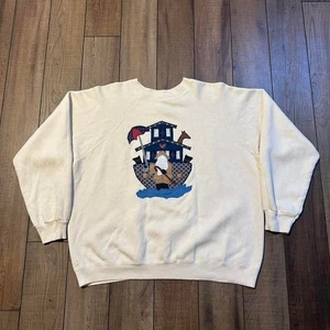 Vintage Noah's Ark Grandma Crewneck Sweatshirt Women's XL - Picture 1 of 7