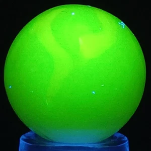 Mármol remolino reactivo UV vintage 0,60 pulgadas casi como nuevo - Imagen 1 de 17