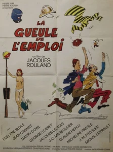 "LA GUEULE DE L'EMPLOI" Affiche originale ALEXIS 1973 (Jacques ROULAND) 60x80cm - Picture 1 of 1