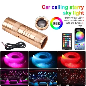 Luces de cielo estrellado RGB centelleantes de 16 W para luz ambiental de fibra óptica de techo estrella de coche - Imagen 1 de 13