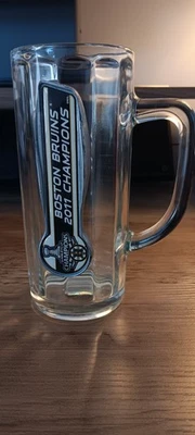 Stanley Cup Champion Boston Bruins 2011 0,5 L (17 oz) vidrio cerveza piedra/taza/rara Foto 1 de 4