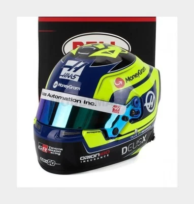 MINI HELMET 4100418 BELL HELMET - CASCO HELMET F1 OLIVER BEARMAN TEAM MONEYGRAM  - Immagine 1 di 2