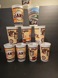 San Francisco Giants bicchieri di plastica vintage 2001 - Foto 1 di 16