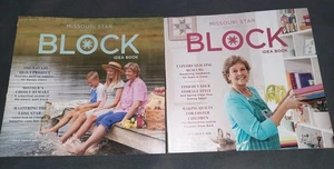 2 Missouri Star Quilt Co BLOCK Magazine Idea Book quilt pattern 2021 & 2022 - Picture 1 of 2