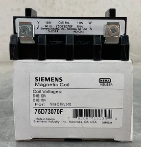 NEU SIEMENS 75D73070F MAGNETSPULE 110V FÜR GRÖSSEN 00..2-1/2 - Bild 1 von 7