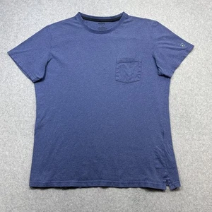Kuhl T Shirt Mens Large Blue Wildfibre Organic Cotton Crew Neck Pocket Outdoors - Picture 1 of 12