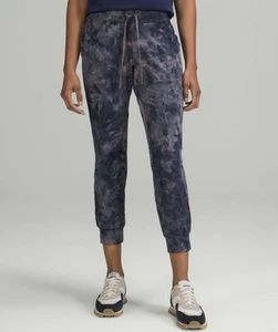 Lululemon Ready to Rulu Joggers 7/8 Crop Diamond Dye Lunar Rock True Navy 0 Rulu - Picture 1 of 7