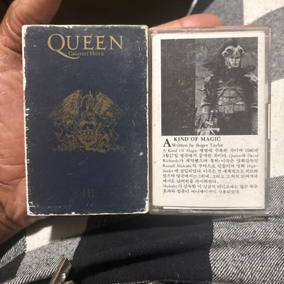 QUEEN GREATEST HITS CASSETTE Rare South Korean Press / Alternate Cover EKPL-0174 - Image 1 of 4