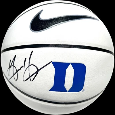 GRANT HILL FIRMADO AUTOGRAFIADO DUKE BLUE DEVILS LOGO NIKE BALONCESTO CHAMP JSA Foto 1 de 3