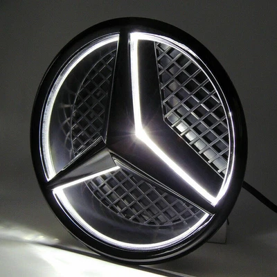 Front Grill LED Star Emblem Badge Fit for Mercedes-Benz 2015-2018 W205 C300 C200 - Image 1 of 4