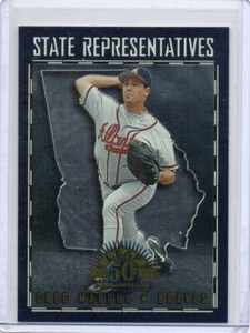 1998 Leaf State Representatives 3933/5000 Greg Maddux #28 HOF - Free Shipping - Picture 1 of 2