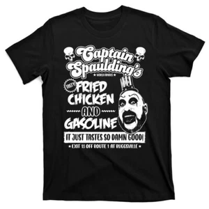 Camiseta Divertida Capitán Spaulding's Pollo Frito y Gasolina - Imagen 1 de 4