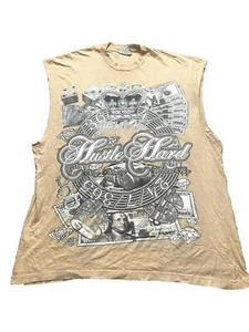 Fashion Beyond Alex Joo Shirt Adult 3XL XXXL Tan Hustle Hard Money Moe Mens - Picture 1 of 12