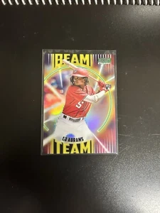 2022 Topps Stadium Club Chrome - Beam Team Refractor #BT-9 C.J. Abrams /99 - Picture 1 of 2