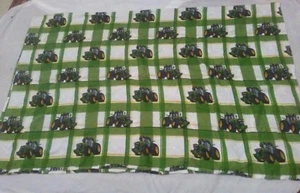 Hoja plana artesanal diseñada para tractores tamaño doble 60/40% algodón poliéster - Imagen 1 de 5