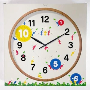PIKMIN Wall Clock Nintendo TOKYO Official Store Limited 33×5.6cm From JAPAN NEW - Picture 1 of 5