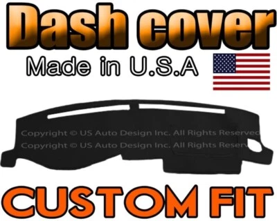 适合 1997 - 2001 年丰田 CAMRY DASH 盖垫仪表板垫 美国制造/黑色 — 第 1/4 张图片