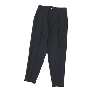 Pantalones de traje Pierre Cardin | Pantalones de vestir vintage para mujer de diseñador de alta gama azul marino - Imagen 1 de 4