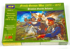 Model Kit Prussian Guards Infantry French German War 1870 1871 Sealed ICM 35061 - Picture 1 of 10