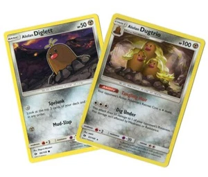 Alolan Dugtrio 87/149- Sun Moon - Pokemon Evolution Card Set - Foil Stage 1  - Picture 1 of 1