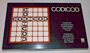 CODICOD Das hinterhältige Kreuzwort Puzzle 1973 Legespiel unbenutzt mit Katalog - Bild 1 von 3
