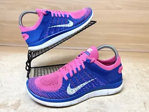 Nike Free 4.0 Flyknit Turnschuhe Größe 6 Laufschuhe Damen lila schwarz Fitnessstudio Laufen - Bild 1 von 21
