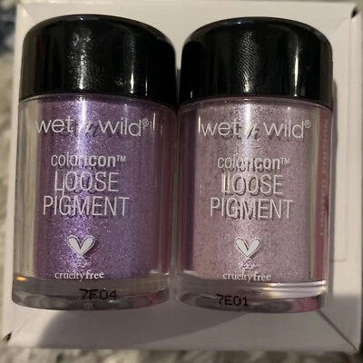 2 WET N WILD Color Icon Loose Pigment PEGASUS FLUTTER + MYTHICAL DREAMS - Ltd Ed - Image 1 of 4