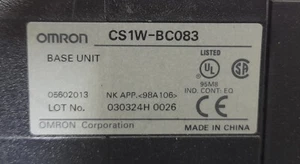 OMRON Base Unit CS1W-BC083 - Zdjęcie 1 z 2