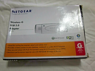 Netgear 54 MBPS Wireless G USB 2.0 Adapter WG111 New - Image 1 of 4