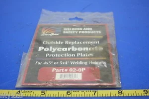 Polycarbonate Welding Helmet Protection Plates for 4"x5" or 5"x 4" part no.02-OP - Picture 1 of 1