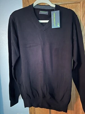 Mens John Bartlett V-neck  Sweater  XL new with tags  size: Small  - Image 1 of 4