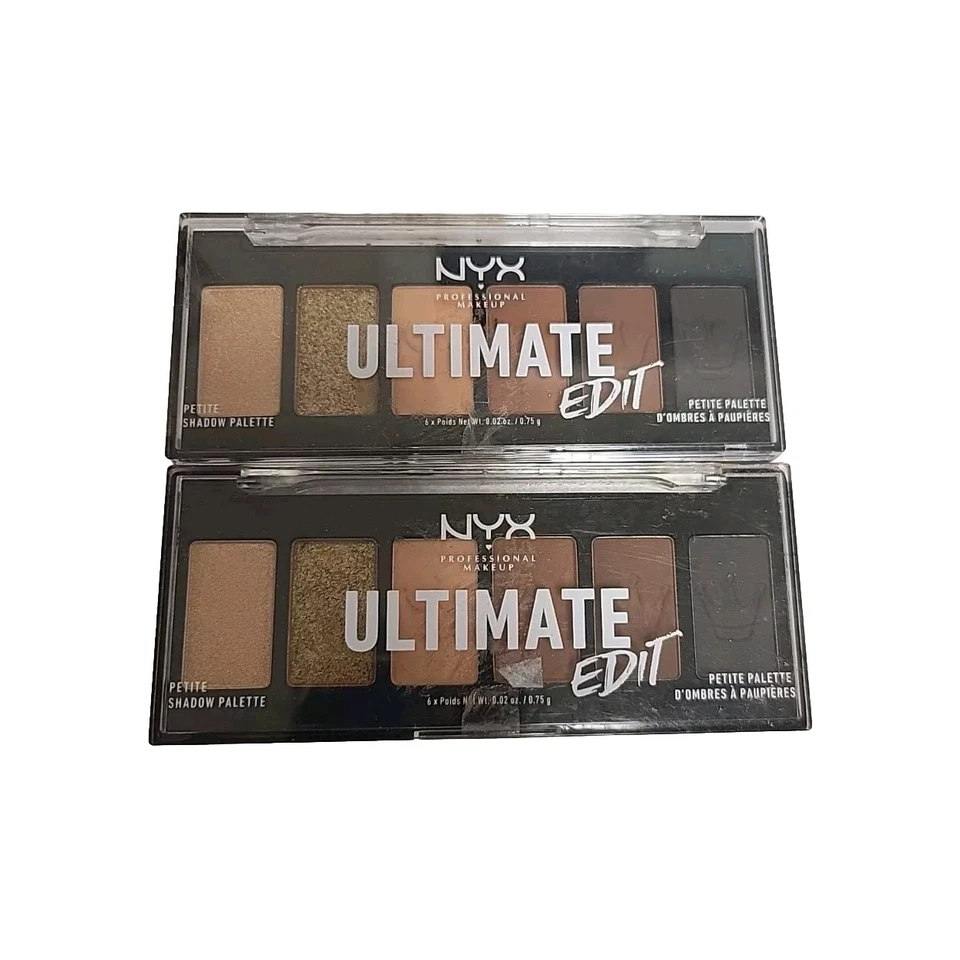 2*NYX Professional Makeup Ultimate Edit Petite Eyeshadow #USPP08 Ultimate Queen. - Image 1 of 1