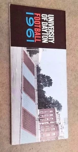 UNIVERSITY of DAYTON COLLEGE FOOTBALL MEDIA GUIDE - 1961 - NM SHAPE - Picture 1 of 1