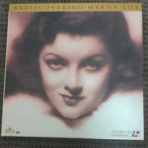 Rediscovering Myrna Loy - 4 Laserdisc Box Set Four Films - Picture 1 of 4