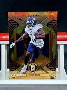 2021 Panini Gold Standard - #96 A.J. Brown #/99 Tennessee Titans - Imagen 1 de 3