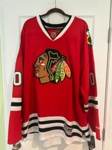 Maglia Chicago Blackhawks Red Reebok Premier 3XL nuova con etichetta #00 LEGGI - Foto 1 di 11