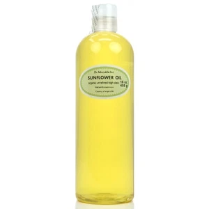 16 OZ SUNFLOWER SEED OIL UNREFINED COLD PRESSED ORGANIC - Picture 1 of 5
